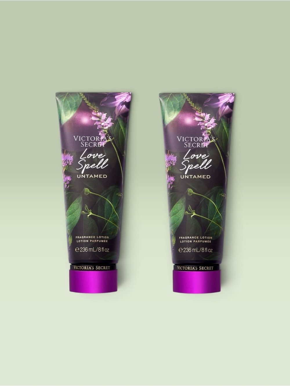 Victoria's Secret LOVE SPELL UNTAMED Fragrance Lotion ~ 8 fl.oz. ( Lot of 2 )